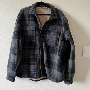 Free Country Sueded Chill Out Fleece Shirt Jacket - Men's Navy XXL